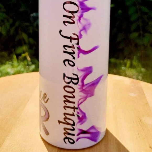 METAL TUMBLER DOMESTIC VIOLENCE AWARENESS - Picture 5 of 5